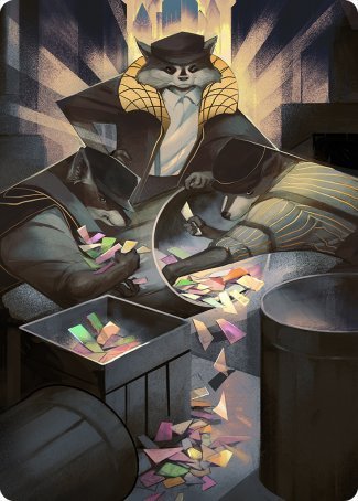 Masked Bandits Art Card [Streets of New Capenna Art Series] | Kessel Run Games Inc. 