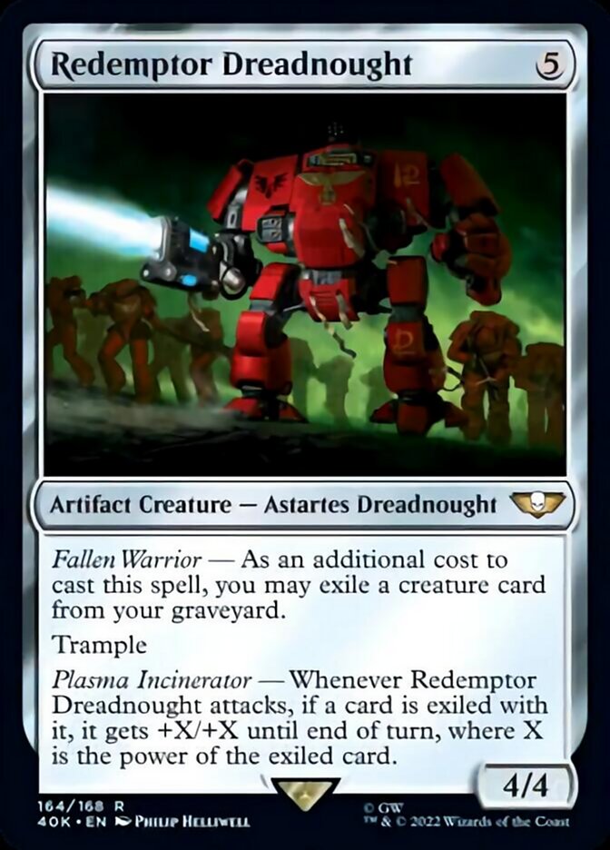 Redemptor Dreadnought (Surge Foil) [Warhammer 40,000] | Kessel Run Games Inc. 