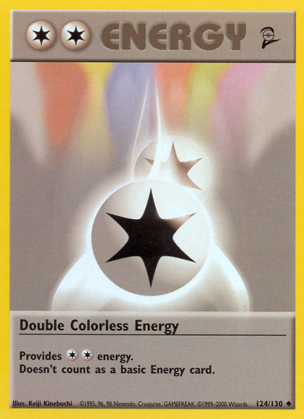 Double Colorless Energy (124/130) [Base Set 2] | Kessel Run Games Inc. 
