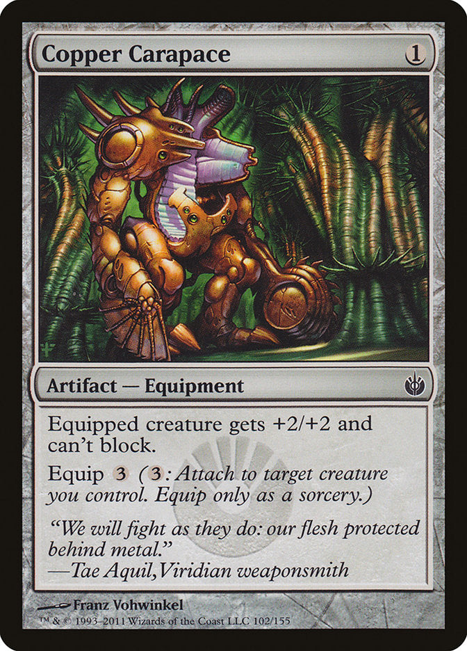 Copper Carapace [Mirrodin Besieged] | Kessel Run Games Inc. 