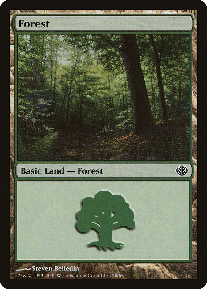 Forest (30) [Duel Decks: Garruk vs. Liliana] | Kessel Run Games Inc. 