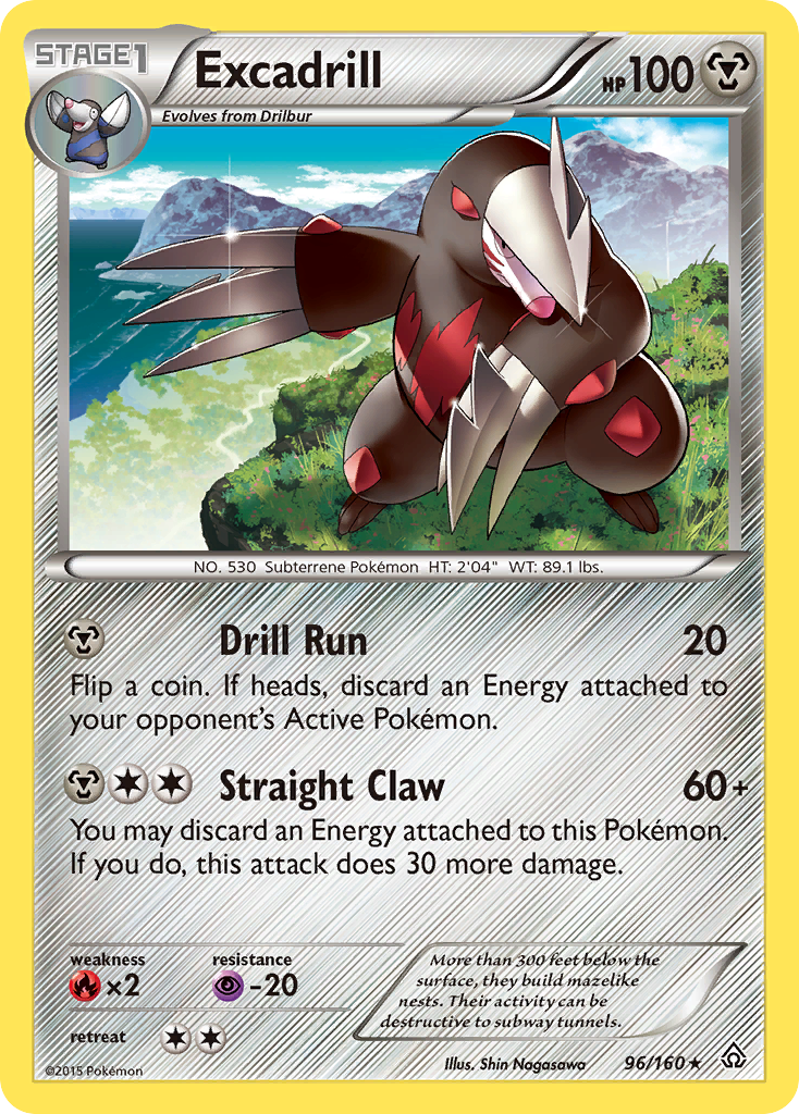 Excadrill (96/160) [XY: Primal Clash] | Kessel Run Games Inc. 