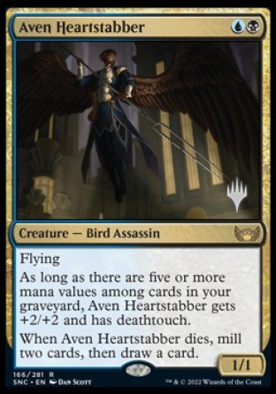 Aven Heartstabber (Promo Pack) [Streets of New Capenna Promos] | Kessel Run Games Inc. 