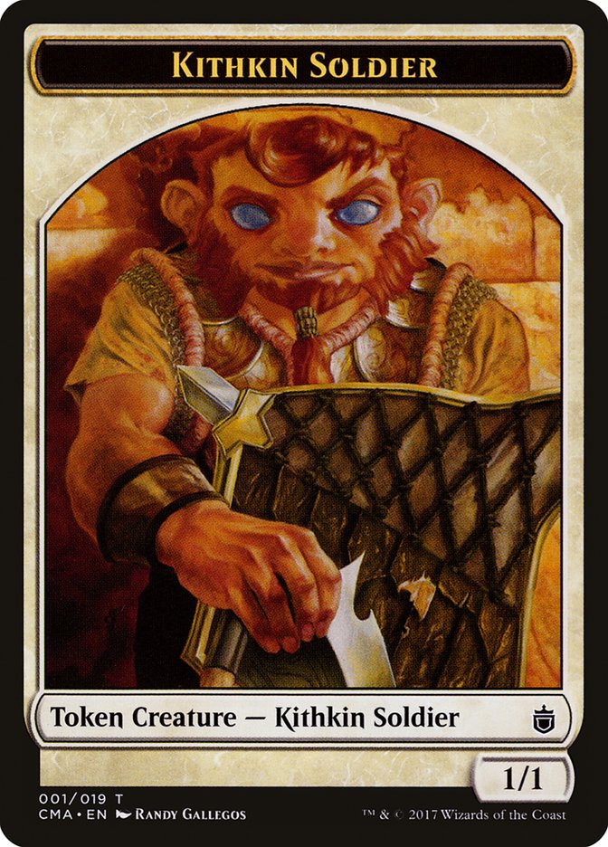 Kithkin Soldier Token [Commander Anthology Tokens] | Kessel Run Games Inc. 