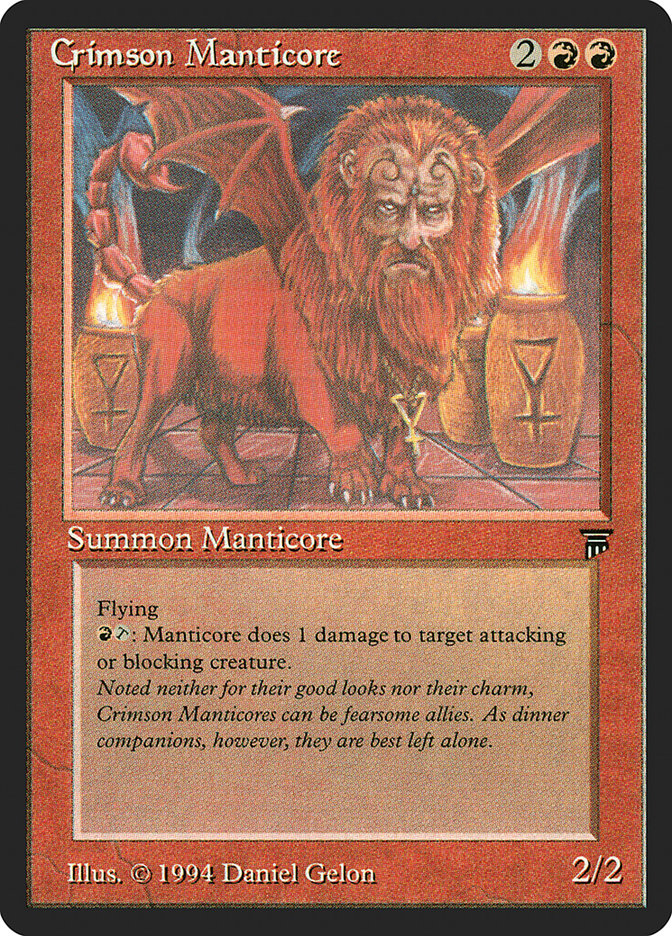 Crimson Manticore [Legends] | Kessel Run Games Inc. 