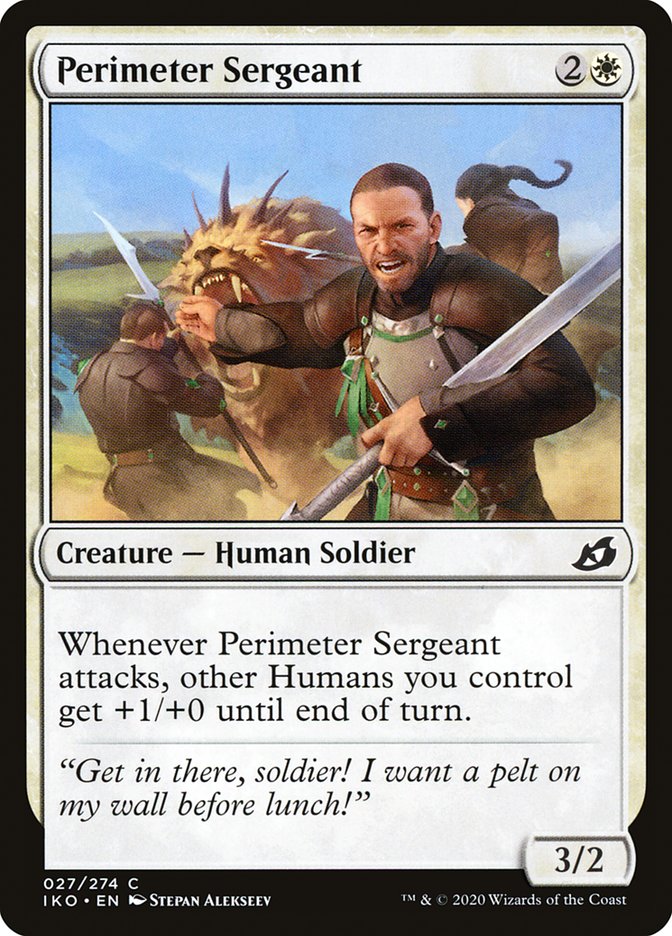 Perimeter Sergeant [Ikoria: Lair of Behemoths] | Kessel Run Games Inc. 