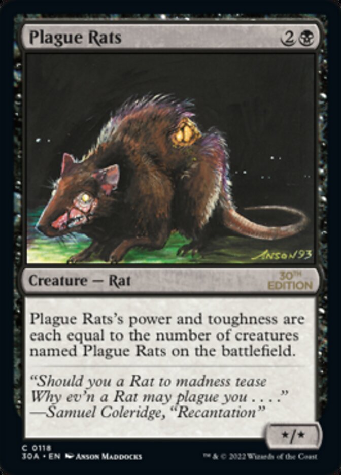 Plague Rats [30th Anniversary Edition] | Kessel Run Games Inc. 
