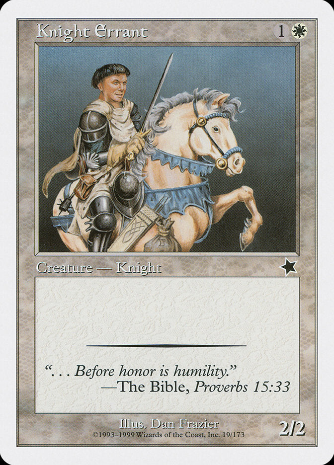 Knight Errant [Starter 1999] | Kessel Run Games Inc. 