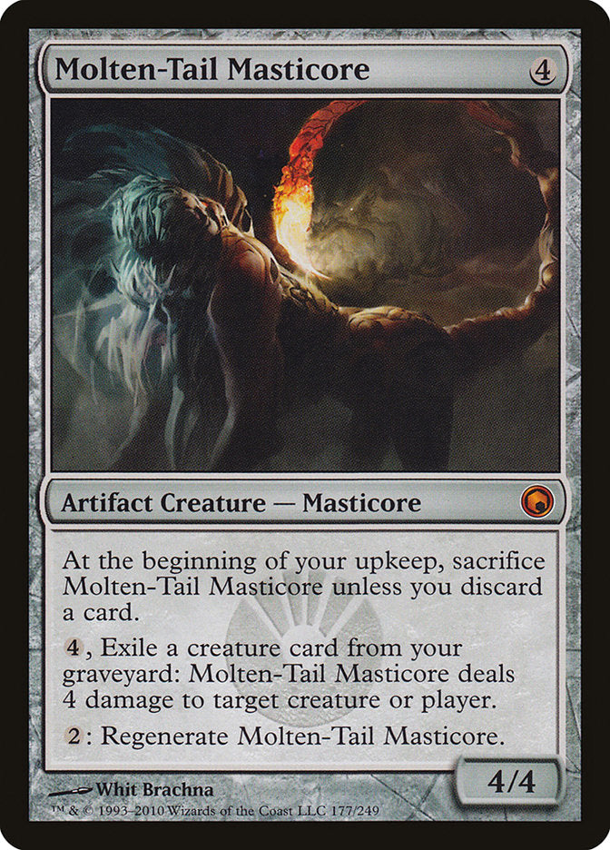 Molten-Tail Masticore [Scars of Mirrodin] | Kessel Run Games Inc. 