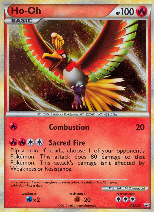 Ho-Oh (HGSS01) [HeartGold & SoulSilver: Black Star Promos] | Kessel Run Games Inc. 