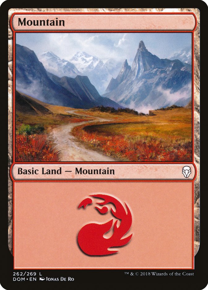 Mountain (262) [Dominaria] | Kessel Run Games Inc. 