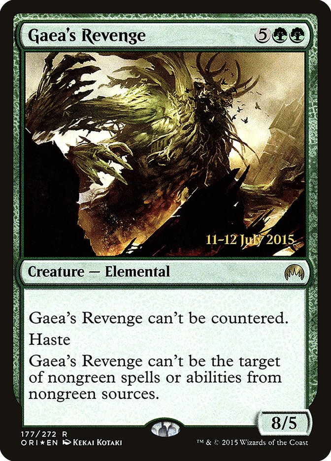 Gaea's Revenge [Magic Origins Prerelease Promos] | Kessel Run Games Inc. 