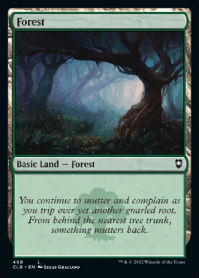 Forest (469) [Commander Legends: Battle for Baldur's Gate] | Kessel Run Games Inc. 