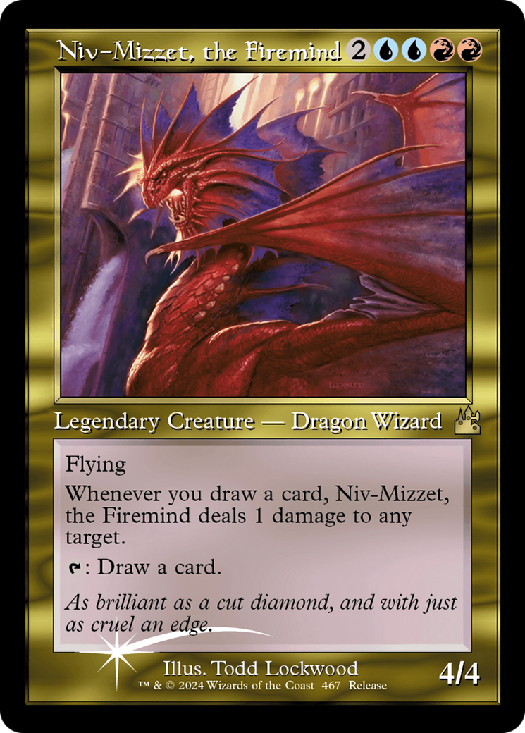 Niv-Mizzet, the Firemind (Retro Frame) [Ravnica Remastered] | Kessel Run Games Inc. 