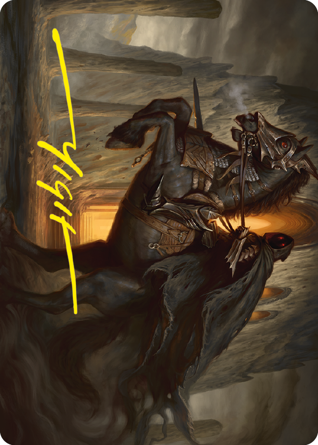 Nazgul Art Card (Gold-Stamped Signature) [The Lord of the Rings: Tales of Middle-earth Art Series] | Kessel Run Games Inc. 