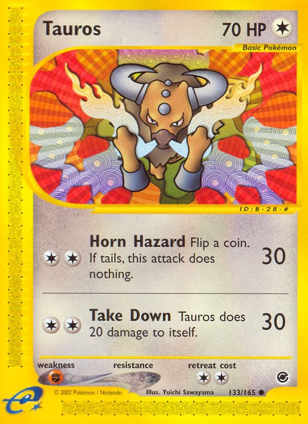 Tauros (133/165) [Expedition: Base Set] | Kessel Run Games Inc. 