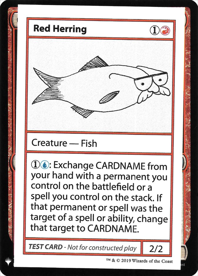 Red Herring [Mystery Booster Playtest Cards] | Kessel Run Games Inc. 