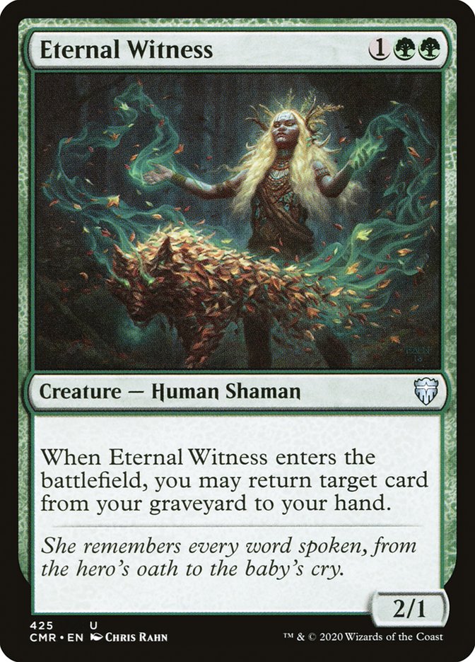 Eternal Witness [Commander Legends] | Kessel Run Games Inc. 