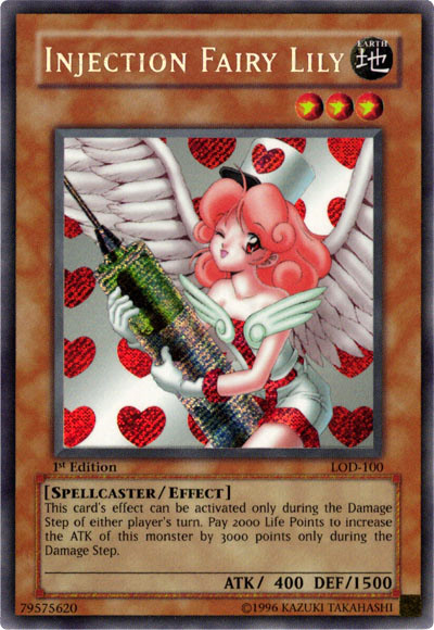 Injection Fairy Lily [LOD-100] Secret Rare | Kessel Run Games Inc. 