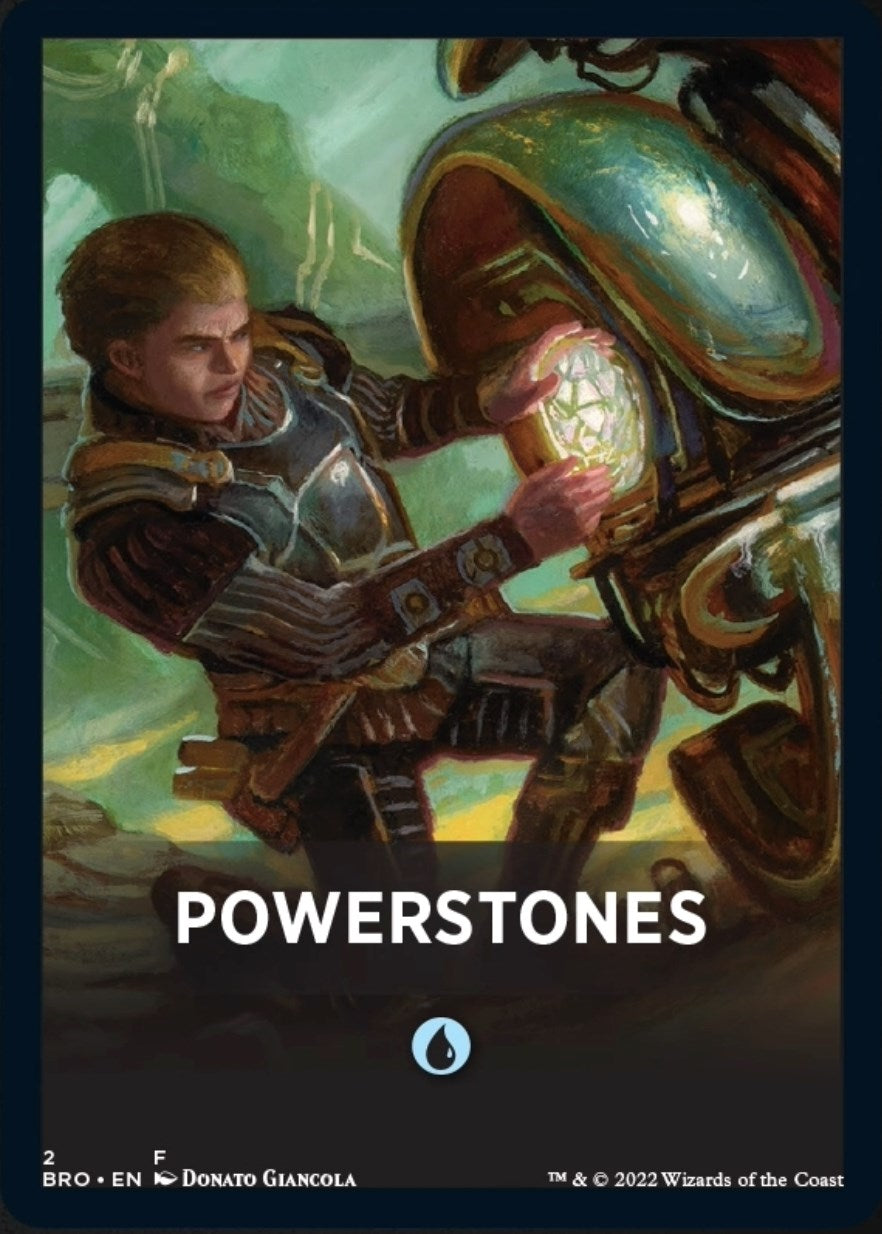 Powerstones Theme Card [The Brothers' War Tokens] | Kessel Run Games Inc. 