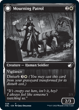 Mourning Patrol // Morning Apparition [Innistrad: Double Feature] | Kessel Run Games Inc. 