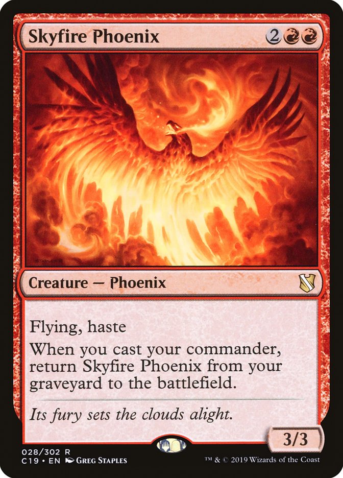 Skyfire Phoenix [Commander 2019] | Kessel Run Games Inc. 