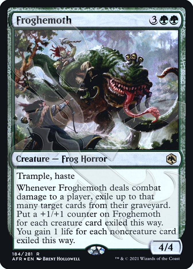 Froghemoth (Ampersand Promo) [Dungeons & Dragons: Adventures in the Forgotten Realms Promos] | Kessel Run Games Inc. 