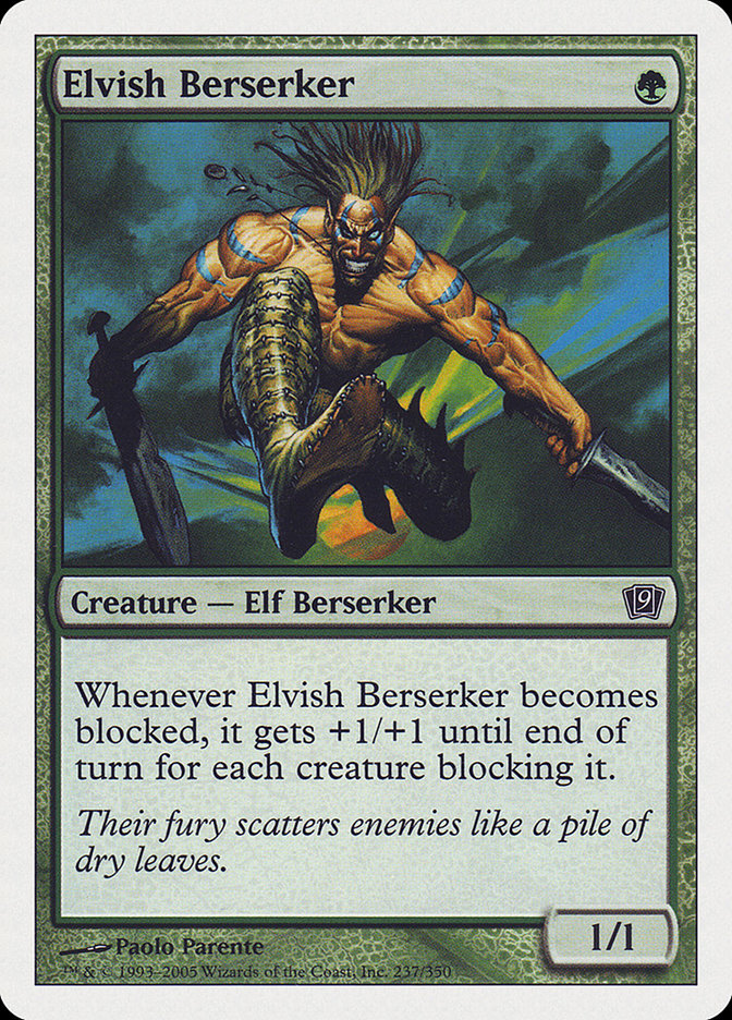Elvish Berserker [Ninth Edition] | Kessel Run Games Inc. 