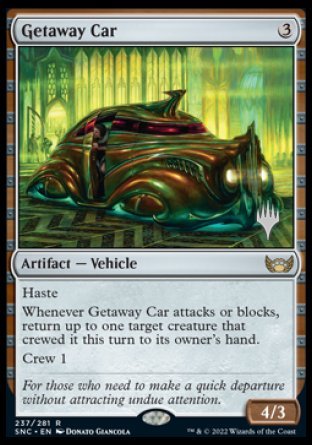 Getaway Car (Promo Pack) [Streets of New Capenna Promos] | Kessel Run Games Inc. 