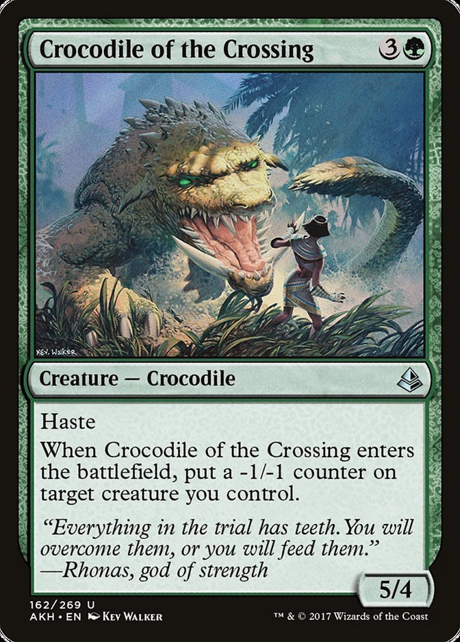 Crocodile of the Crossing [Amonkhet] | Kessel Run Games Inc. 