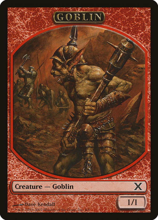 Goblin Token [Tenth Edition Tokens] | Kessel Run Games Inc. 