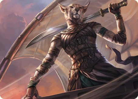 Mirri, Weatherlight Duelist Art Card [Commander Masters Art Series] | Kessel Run Games Inc. 