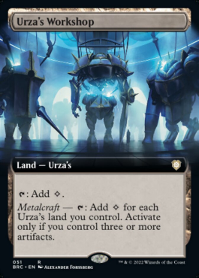 Urza's Workshop (Extended Art) [The Brothers' War Commander] | Kessel Run Games Inc. 