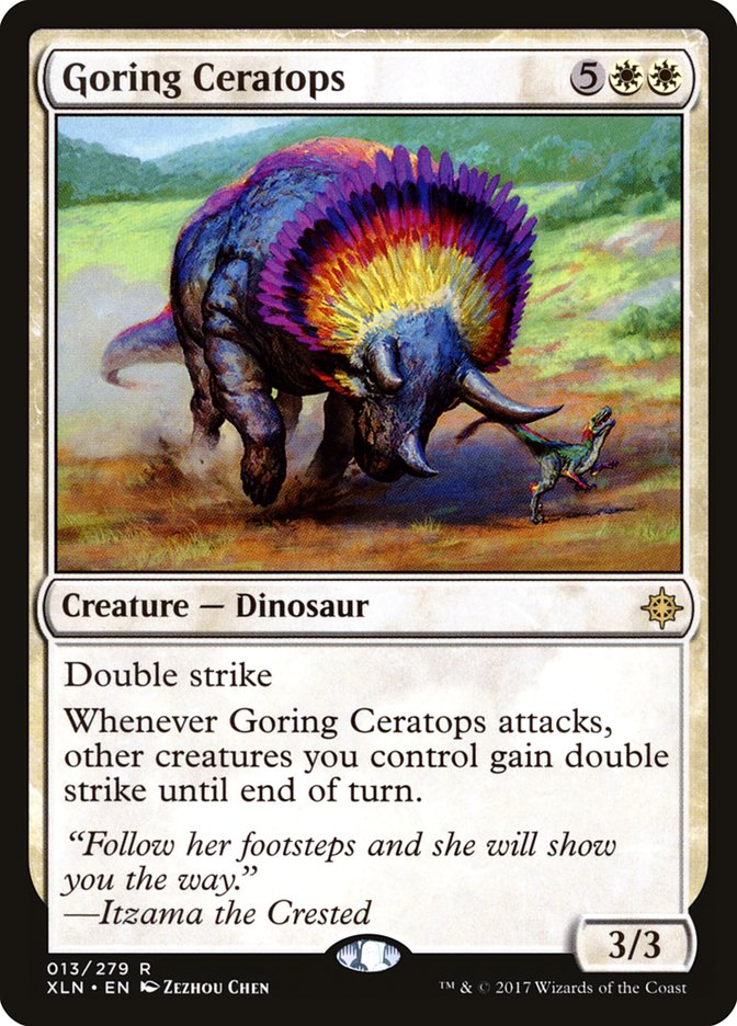 Goring Ceratops [Ixalan] | Kessel Run Games Inc. 
