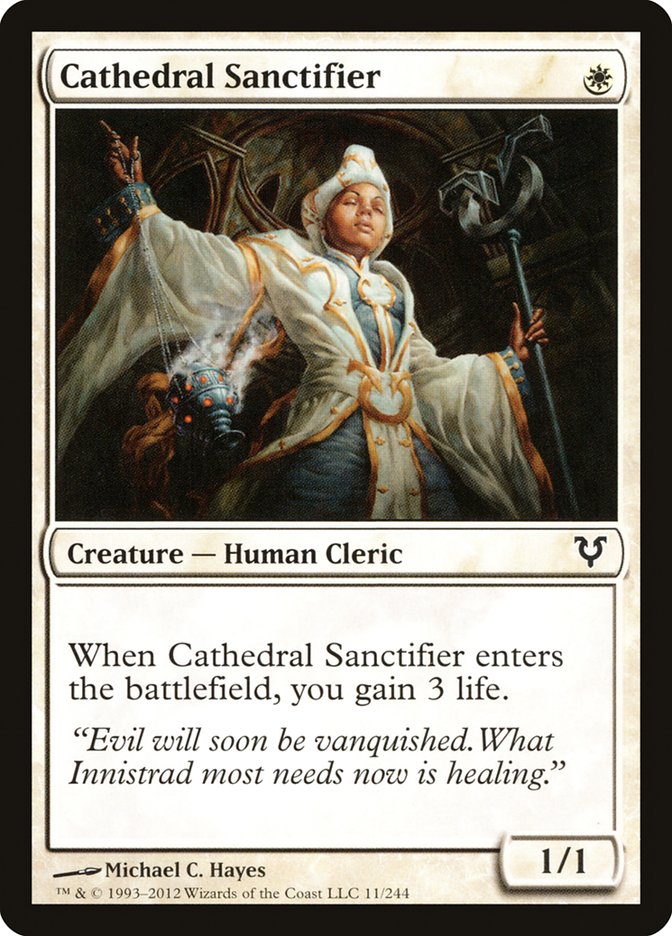 Cathedral Sanctifier [Avacyn Restored] | Kessel Run Games Inc. 