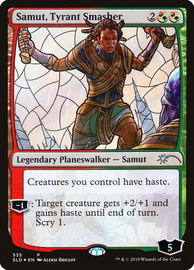 Samut, Tyrant Smasher (Stained Glass) [Secret Lair Drop Promos] | Kessel Run Games Inc. 