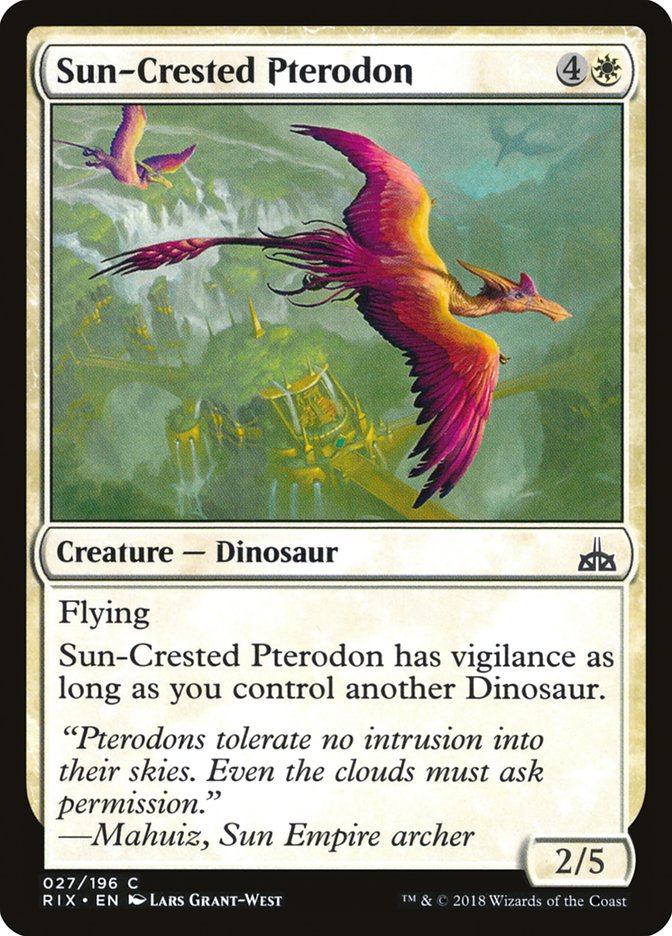 Sun-Crested Pterodon [Rivals of Ixalan] | Kessel Run Games Inc. 