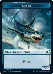 Angel Warrior // Shark Double-Sided Token [Challenger Decks 2021 Tokens] | Kessel Run Games Inc. 