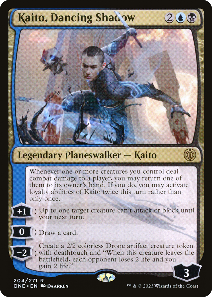 Kaito, Dancing Shadow [Phyrexia: All Will Be One] | Kessel Run Games Inc. 
