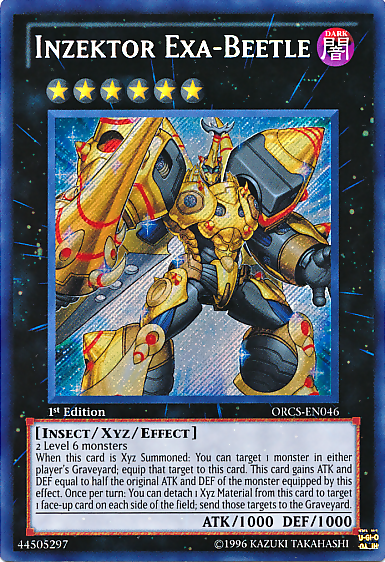 Inzektor Exa-Beetle [ORCS-EN046] Secret Rare | Kessel Run Games Inc. 