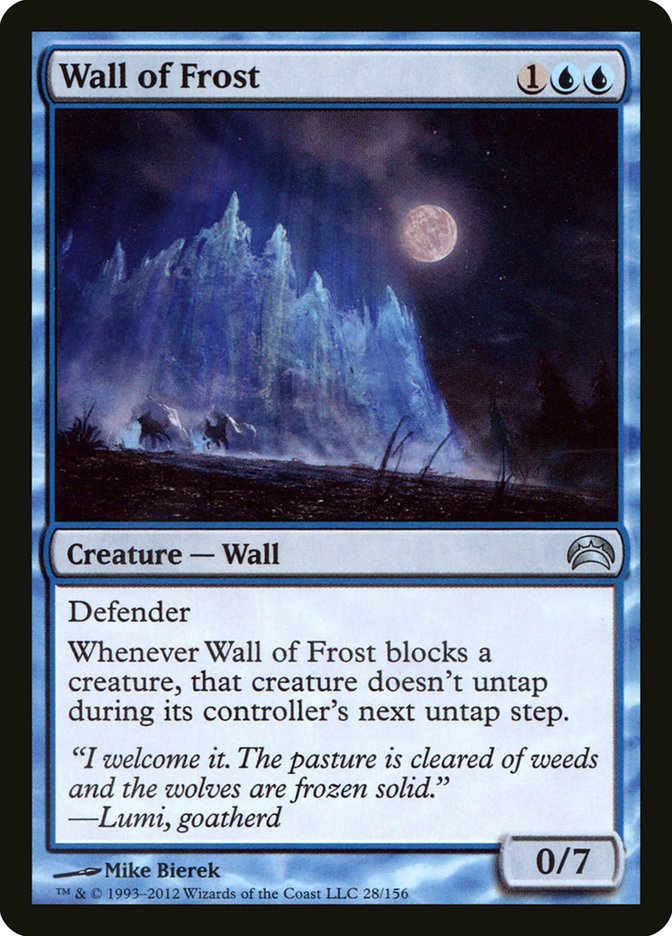 Wall of Frost [Planechase 2012] | Kessel Run Games Inc. 