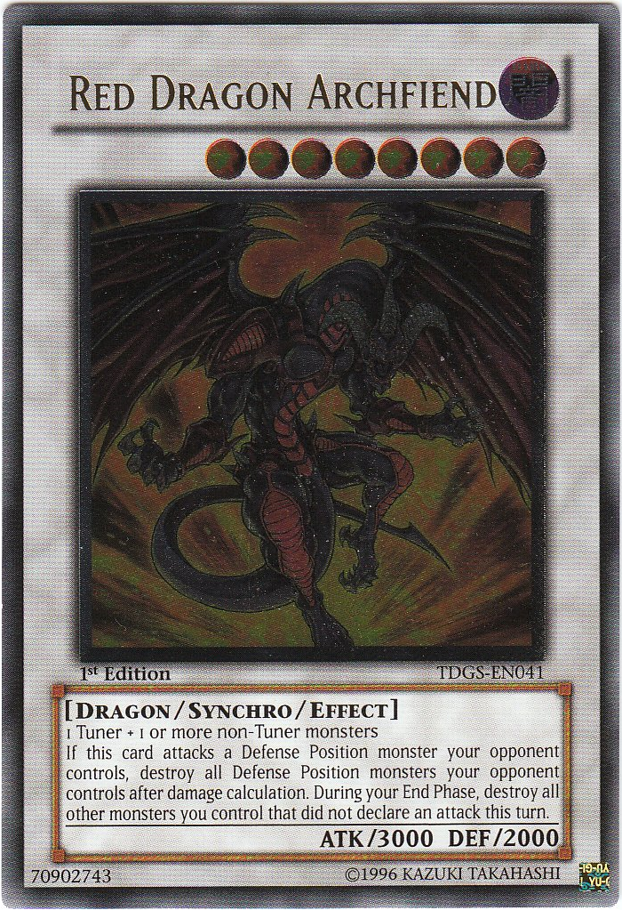 Red Dragon Archfiend [TDGS-EN041] Ultimate Rare | Kessel Run Games Inc. 