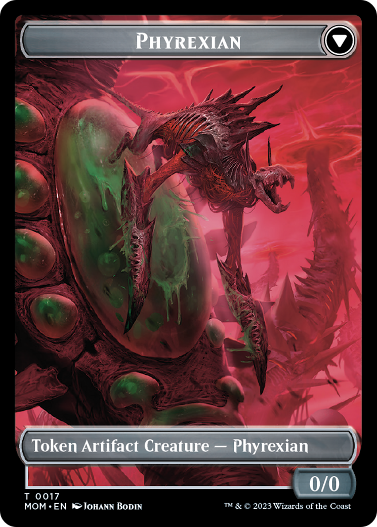 Incubator // Phyrexian (17) Double-Sided Token [March of the Machine Tokens] | Kessel Run Games Inc. 