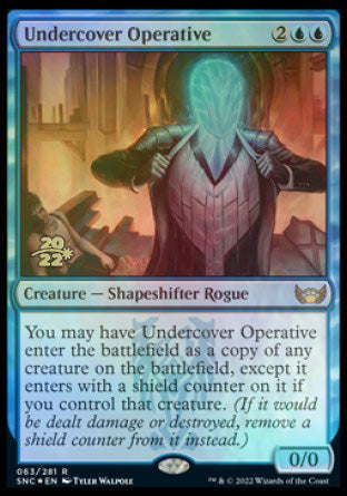 Undercover Operative [Streets of New Capenna Prerelease Promos] | Kessel Run Games Inc. 