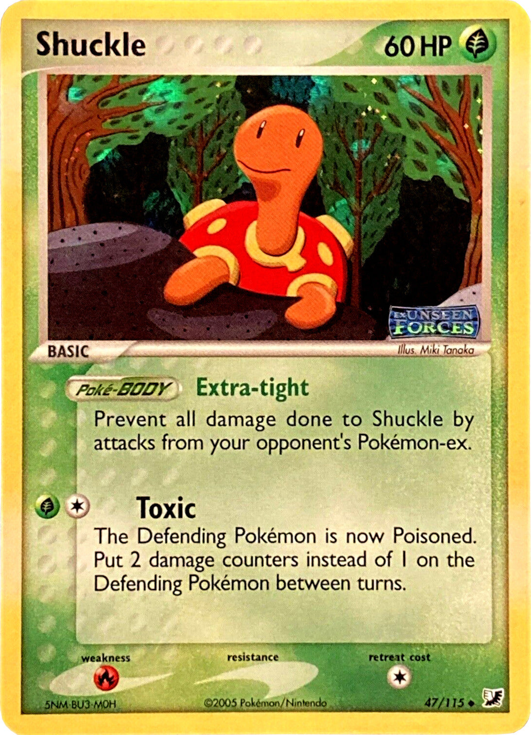 Shuckle (47/115) (Stamped) [EX: Unseen Forces] | Kessel Run Games Inc. 
