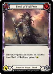 Shrill of Skullform (Blue) [EVR118] (Everfest)  1st Edition Rainbow Foil | Kessel Run Games Inc. 