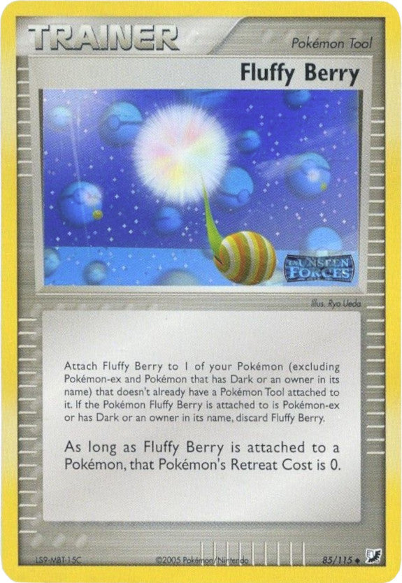 Fluffy Berry (85/115) (Stamped) [EX: Unseen Forces] | Kessel Run Games Inc. 