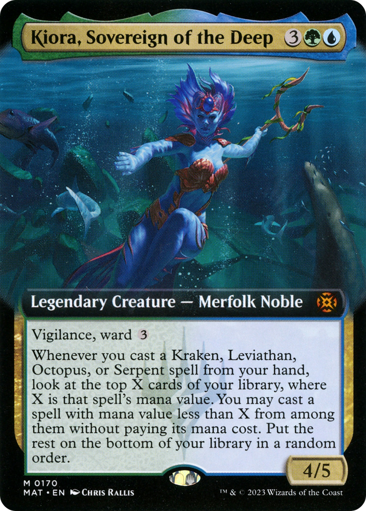 Kiora, Sovereign of the Deep (Extended Art) [March of the Machine: The Aftermath] | Kessel Run Games Inc. 