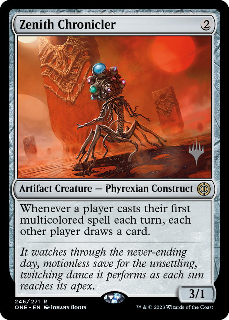 Zenith Chronicler (Promo Pack) [Phyrexia: All Will Be One Promos] | Kessel Run Games Inc. 