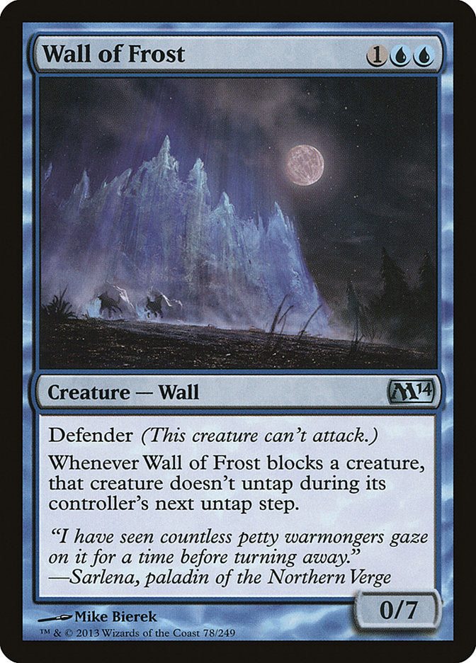 Wall of Frost [Magic 2014] | Kessel Run Games Inc. 